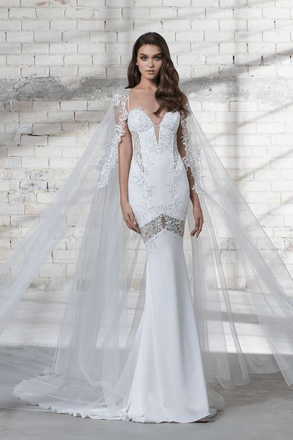 Abito da sposa gioiello in seta Pnina Tornai