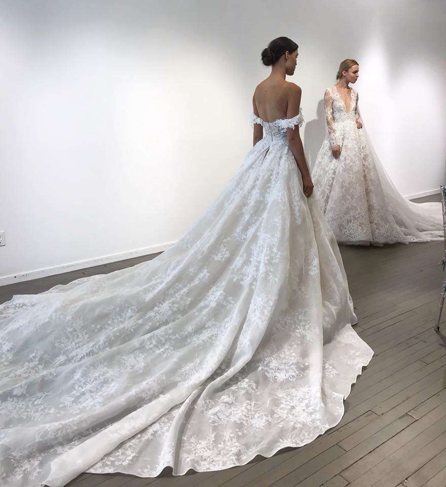 Abito da sposa principesco in pizzo