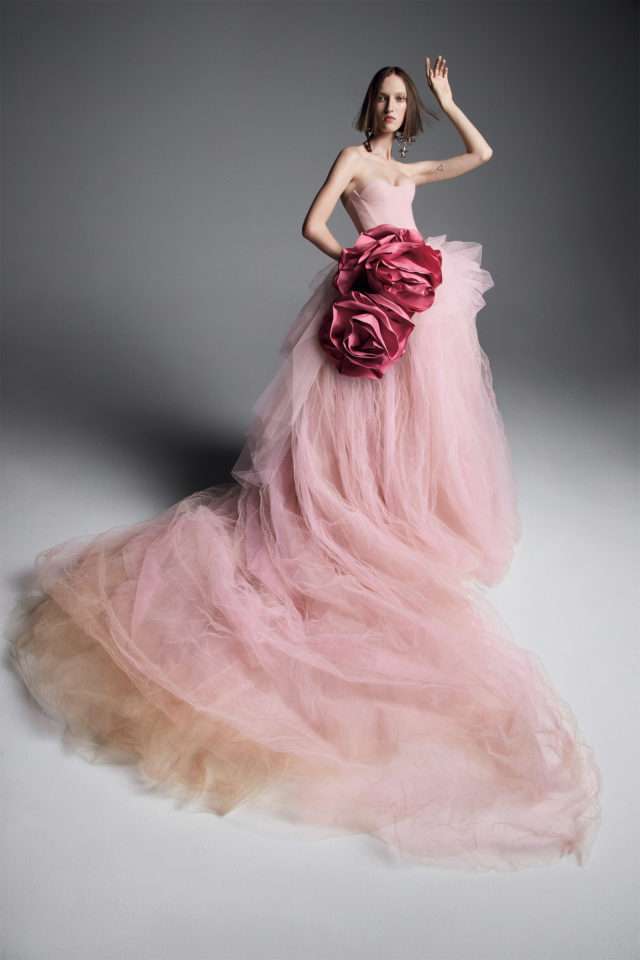 Abito da sposa rosa Vera Wang