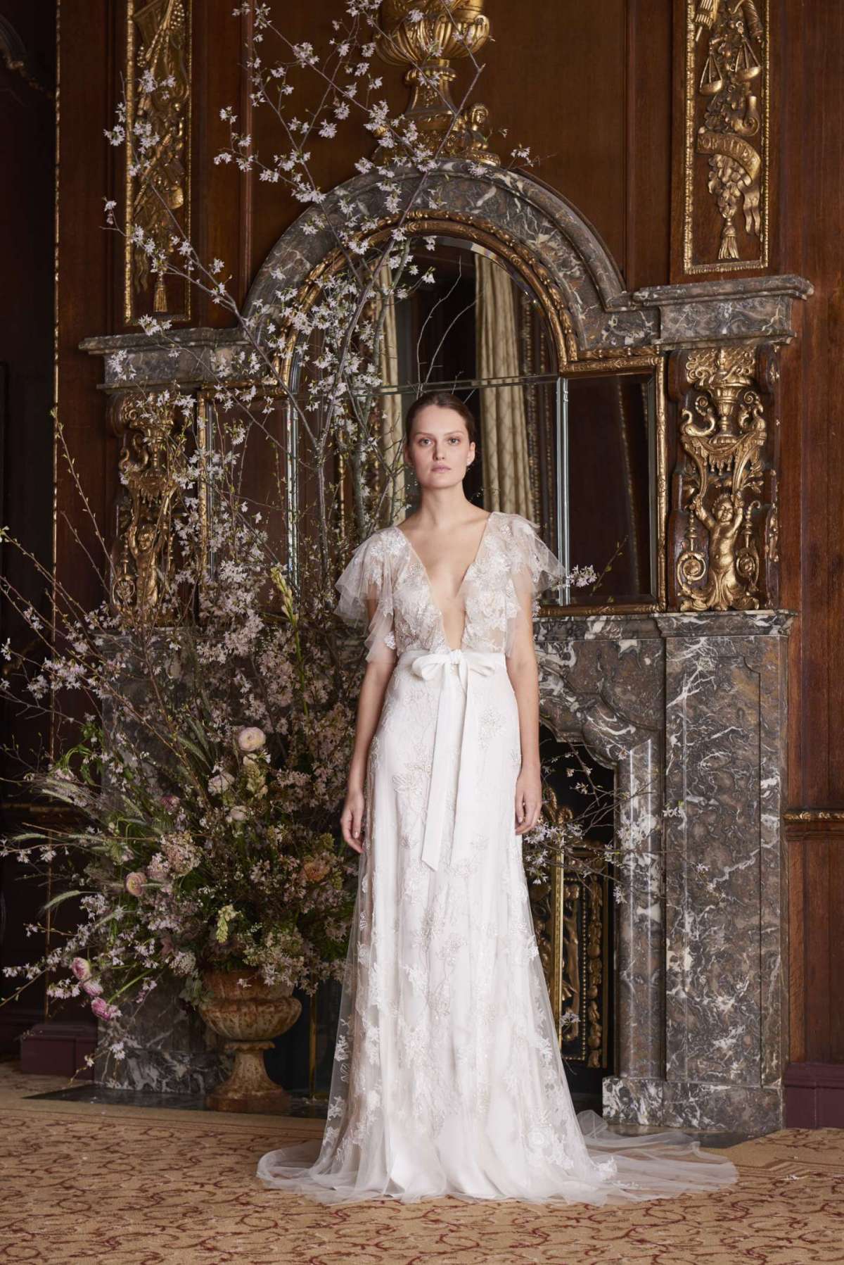 Abito da sposa scivolato Monique Lhuillier