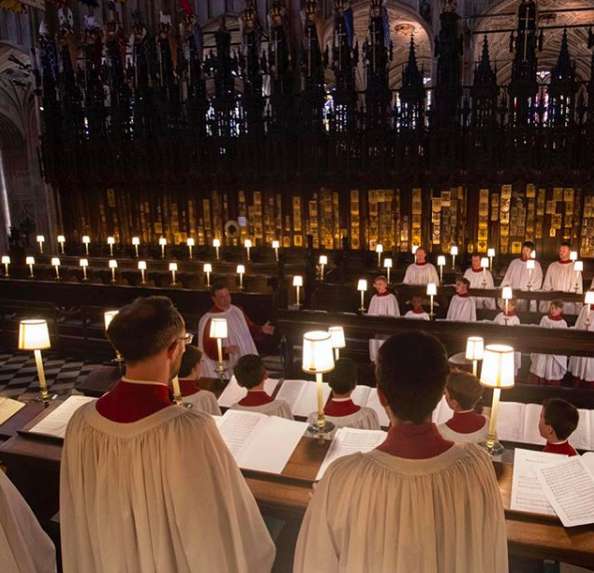 All'interno della cappella di st. George