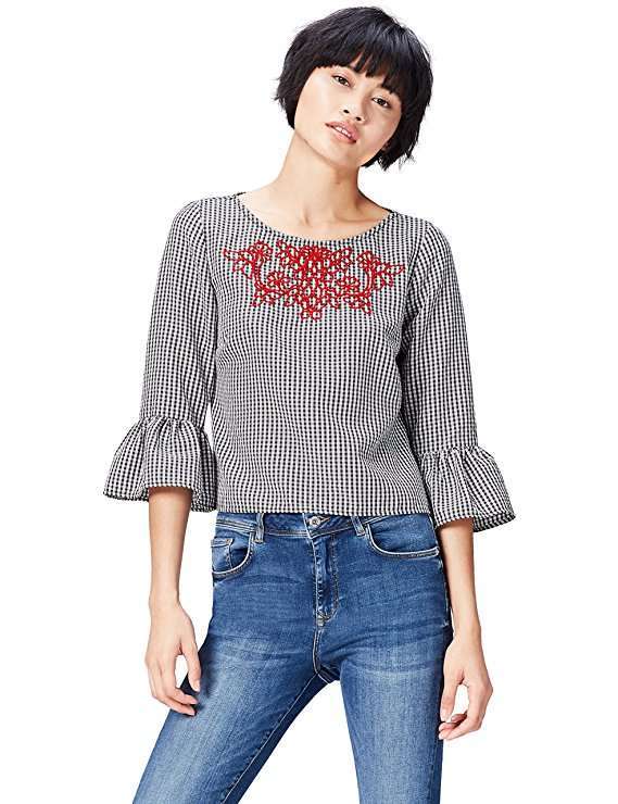 Blusa a quadretti Find