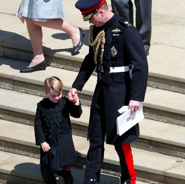 George con papà William