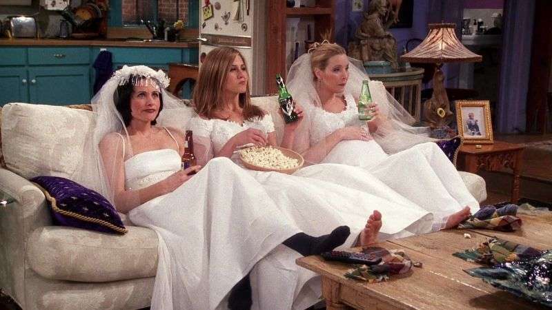 Gli abiti da sposa di Friends