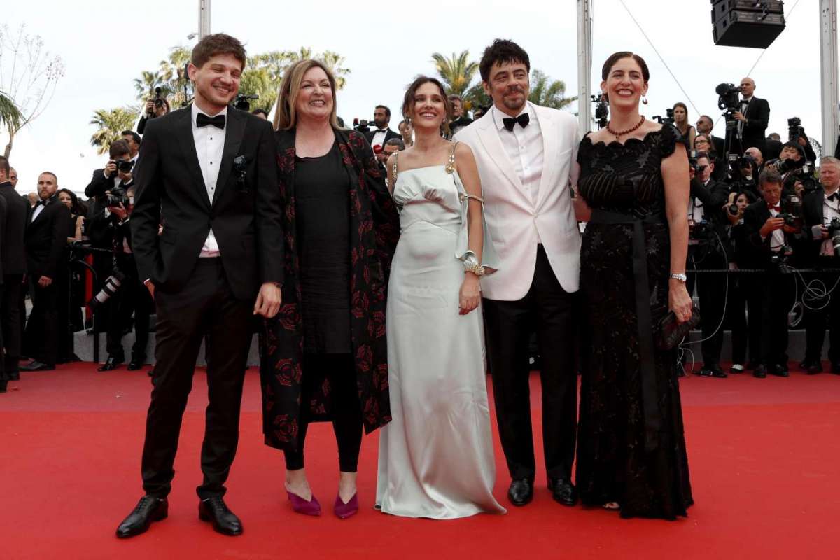 I membri della giuria Certain Regard Kantemir Balagov, Julie Huntsinger, Virginie Ledoyen, Benicio Del Toro e Annemarie Jacir