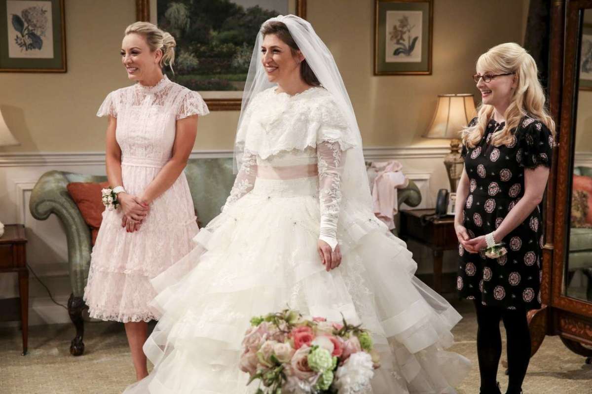 L'abito da sposa di Amy in The Big Bang Theory