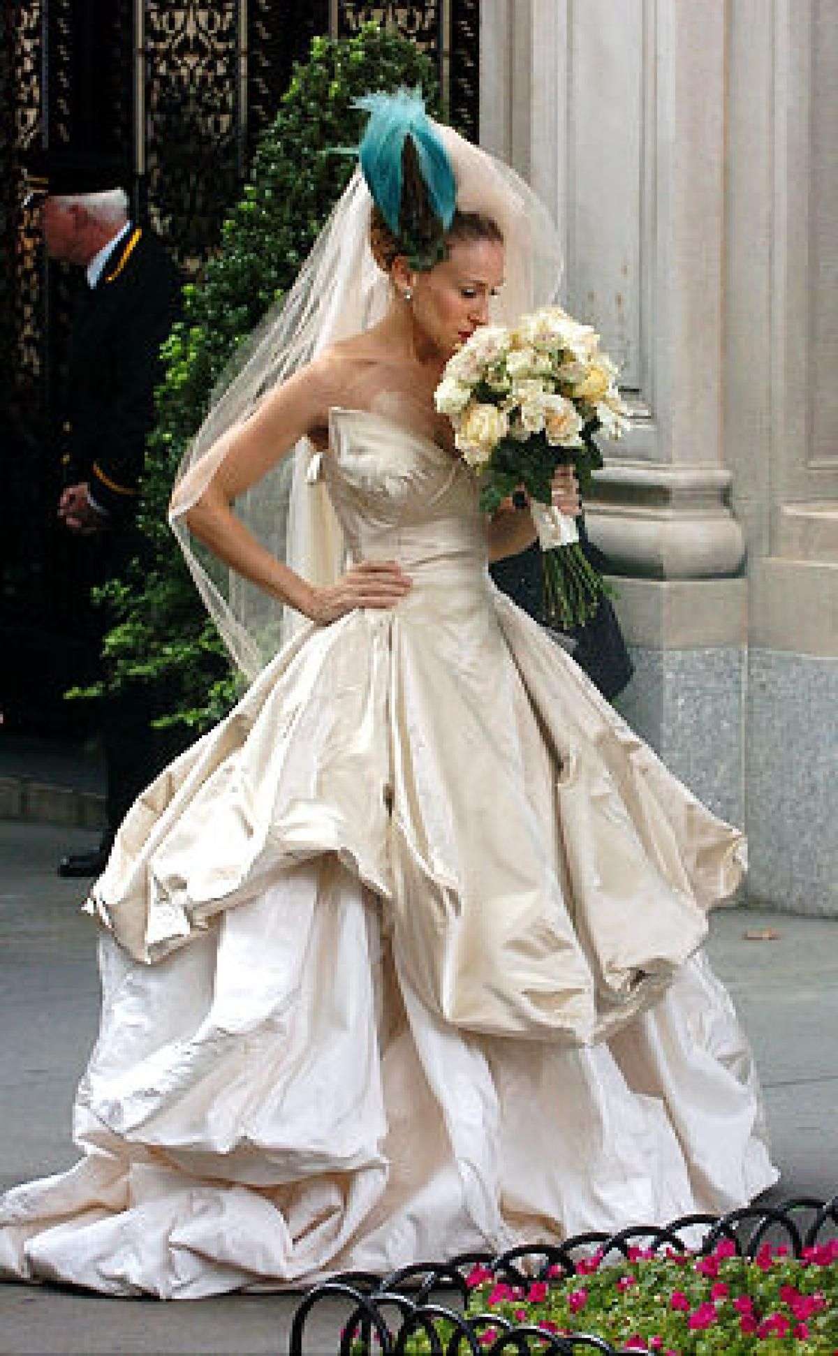 L'abito da sposa di Carrie Bradshaw in Sex and The City