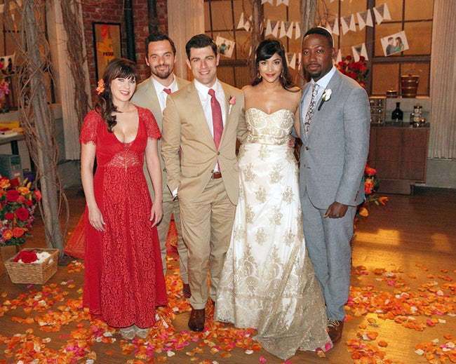 L'abito da sposa di CeCe Parekh in New Girl