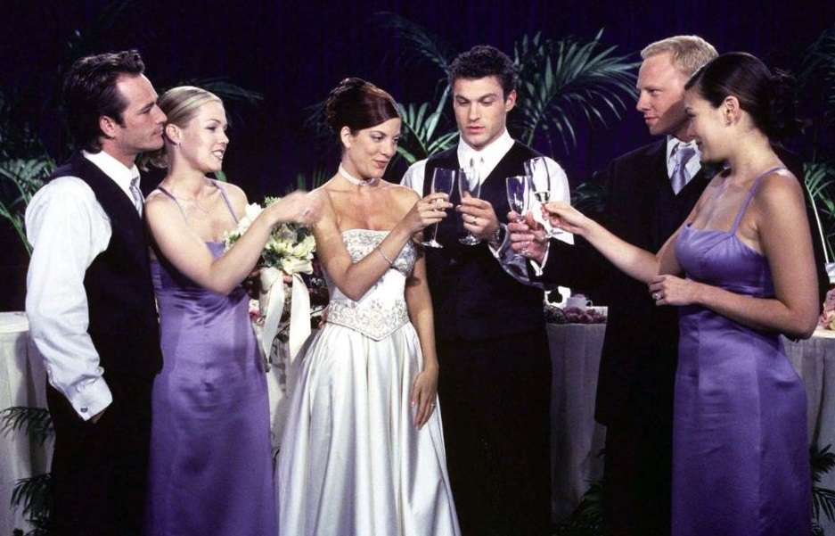 L'abito da sposa di Donna in Beverly Hills 90210