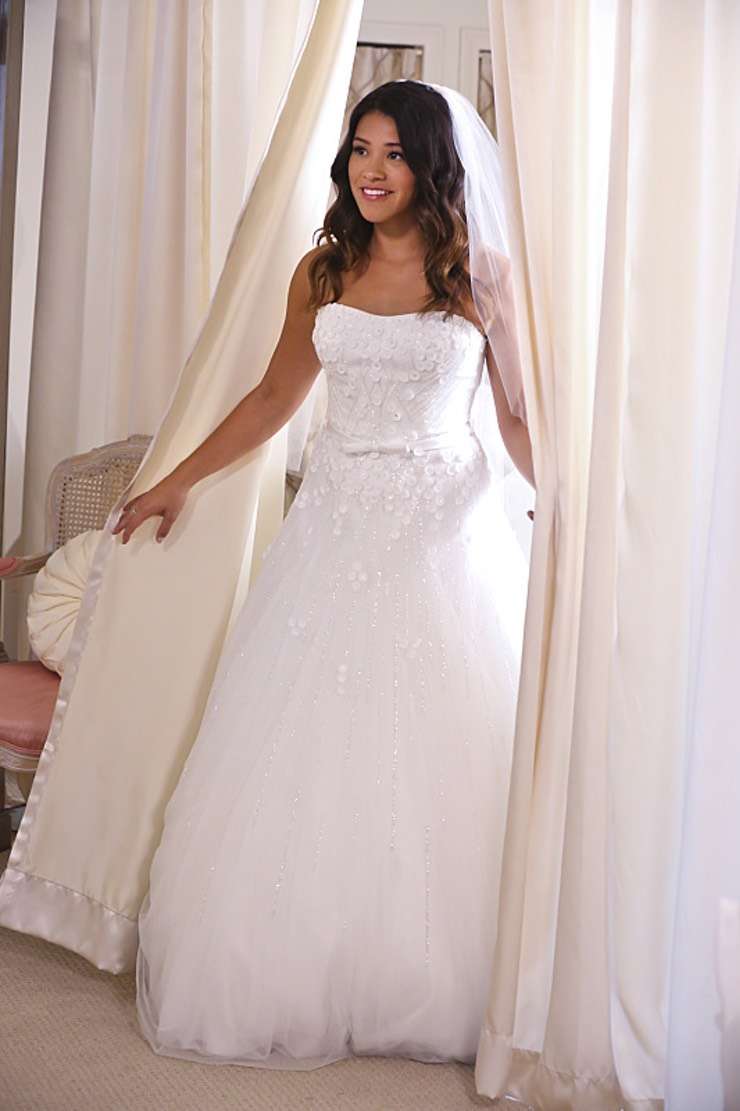 L'abito da sposa di Jane in Jane The Virgin