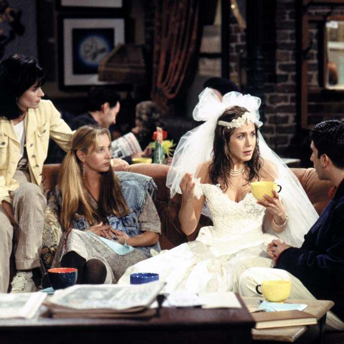 L'abito da sposa di Rachel in Friends