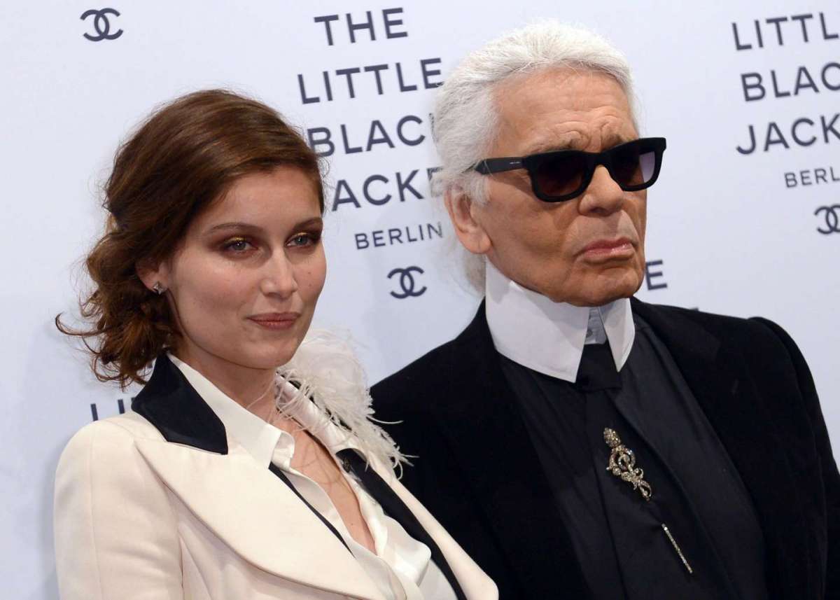 Laetitia Casta e Lagerfeld