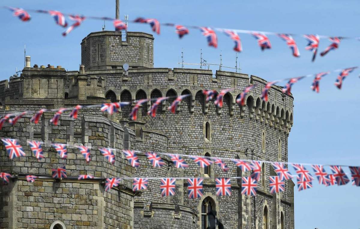 Le decorazioni al castello di Windsor