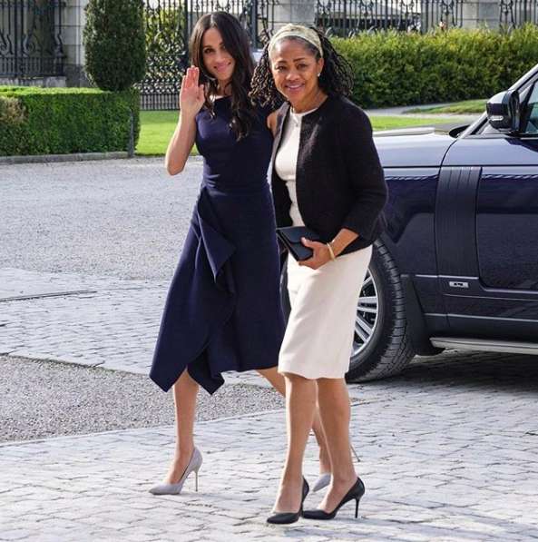 Meghan e sua mamma Doria