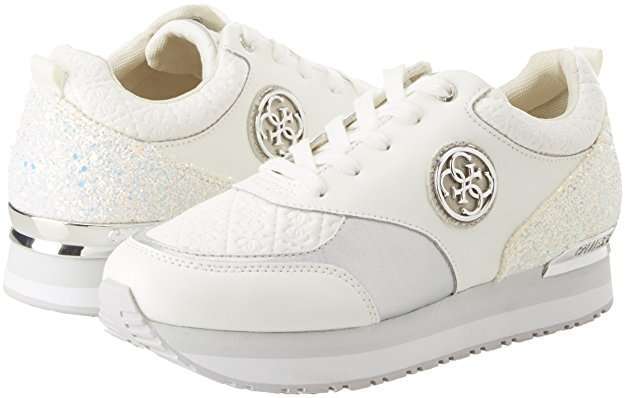 Scarpe da ginnastica alte bianche Guess