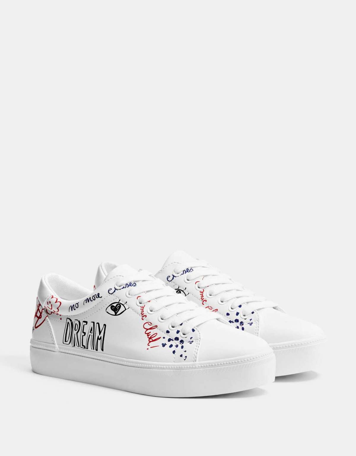 Scarpe da ginnastica con scritte Bershka