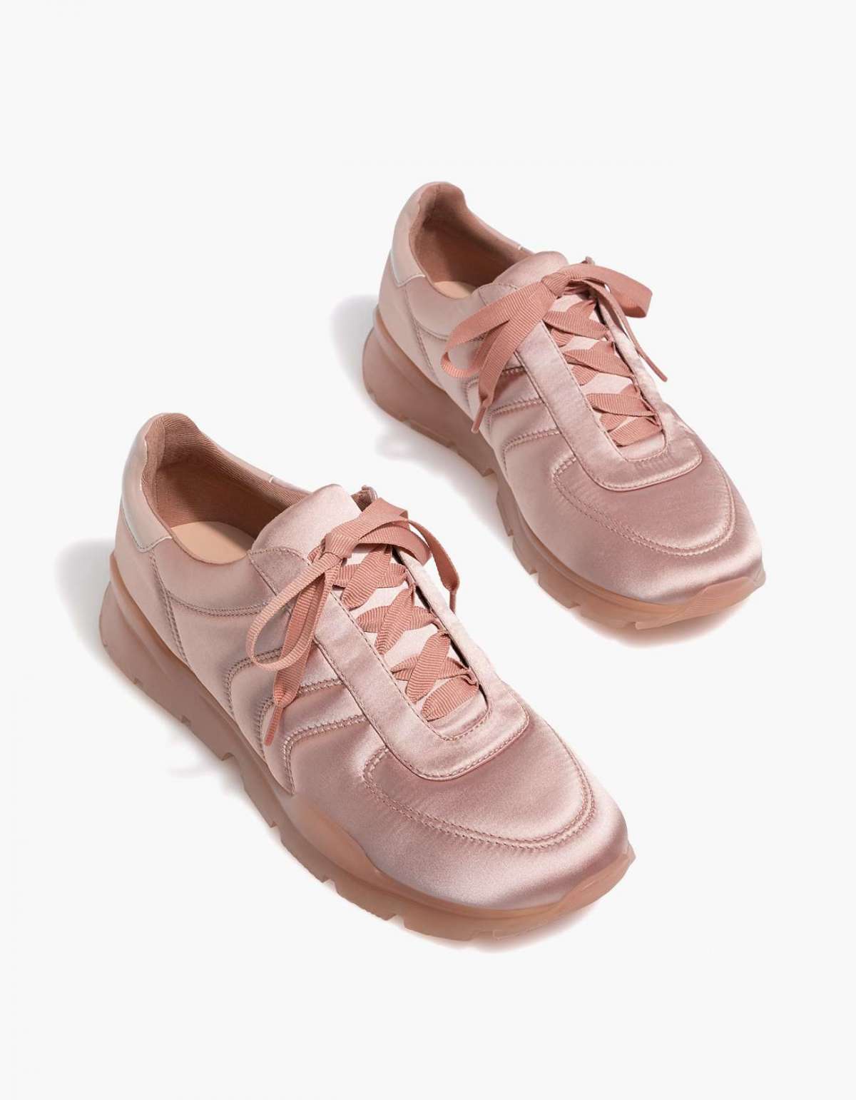 Sneakers rosa satinate Stradivarius