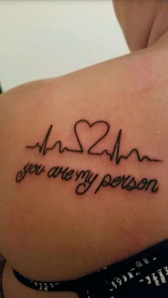 Tatuaggio frase amicizia Grey's Anatomy