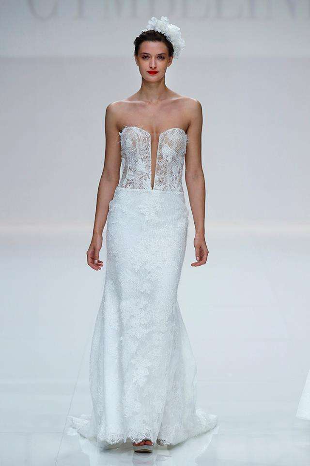 Abito da sposa a colonna Cymbeline