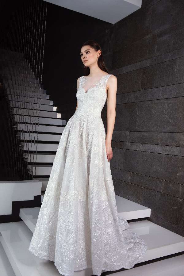 Abito da sposa con gonna ampia Tony Ward