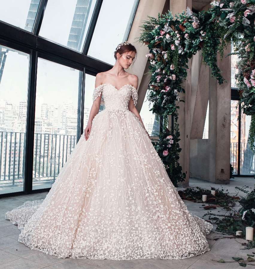 Abito da sposa da principessa rosa Tony Ward La Mariée