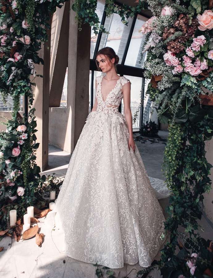 Abito da sposa in pizzo La Mariée di Tony Ward