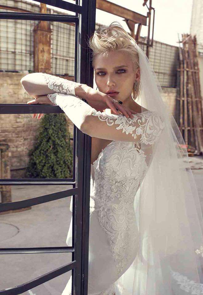 Acconciatura sposa per capelli corti, adv Pnina Tornai 2019