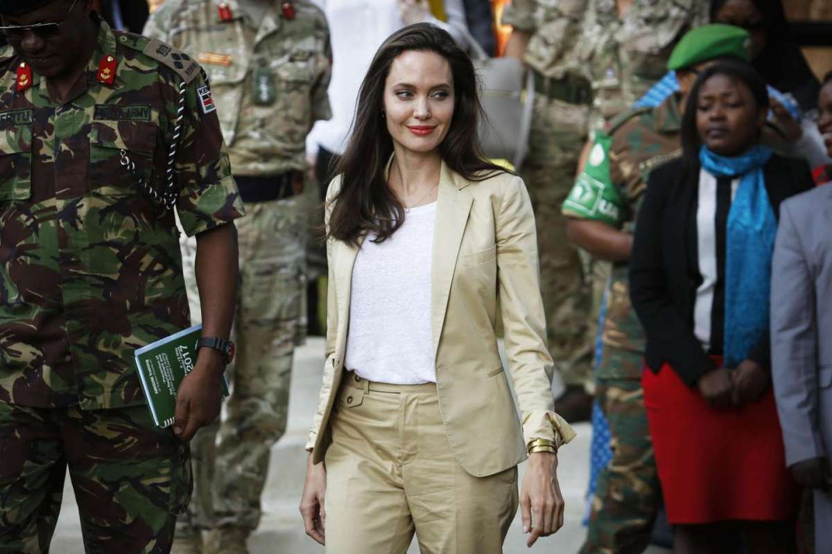 Angelina Jolie in Kenya
