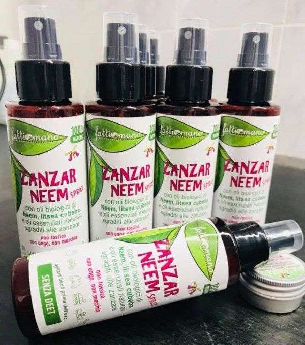 Antizanzare per bambini: spray Zanzarneem