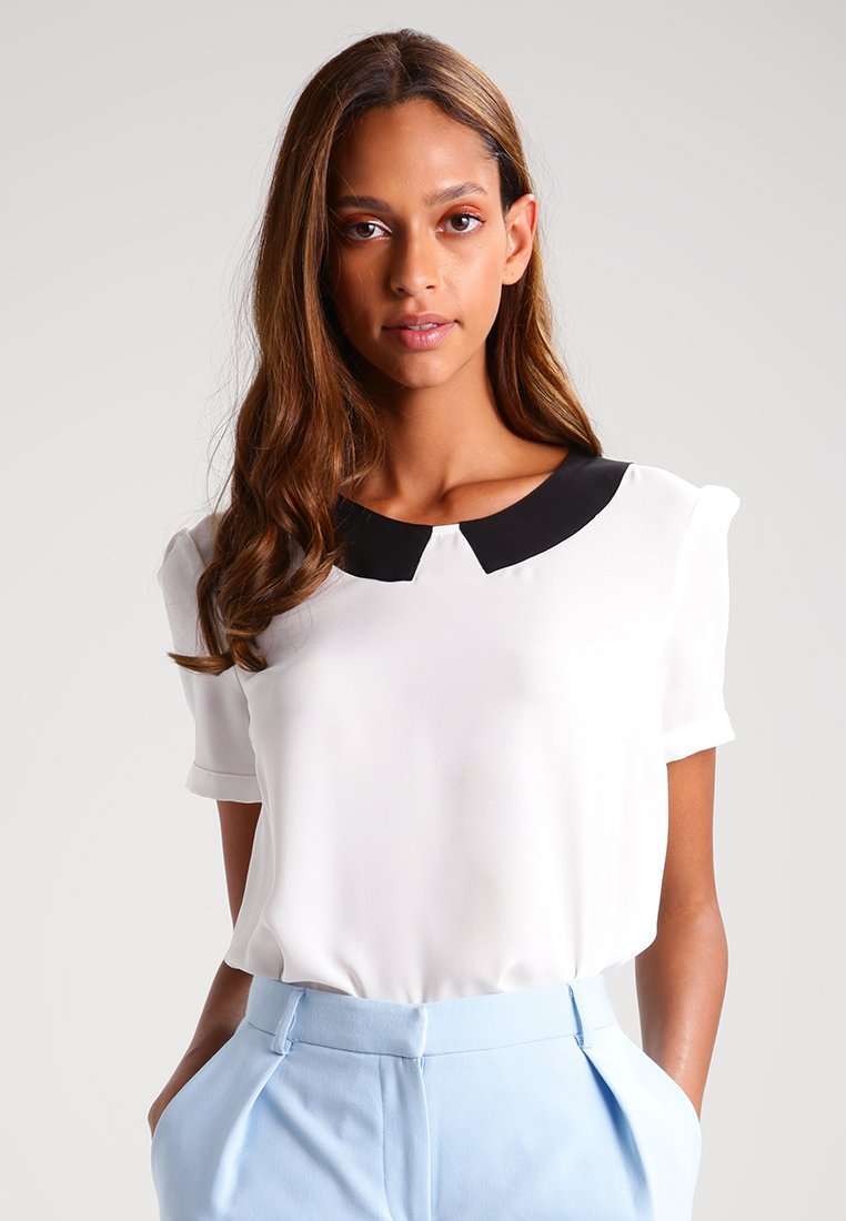 Blusa con colletto nero Mint & Berry