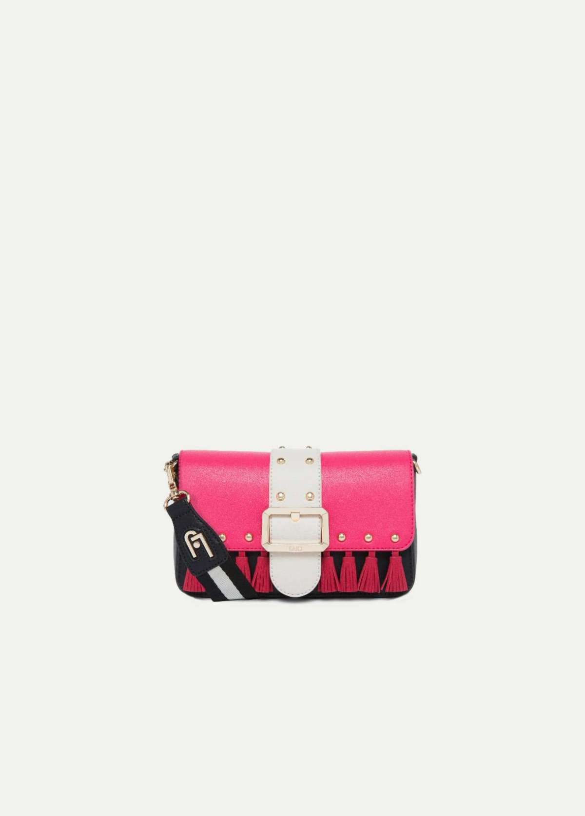 Borsa a tracolla con micro frange Liu Jo