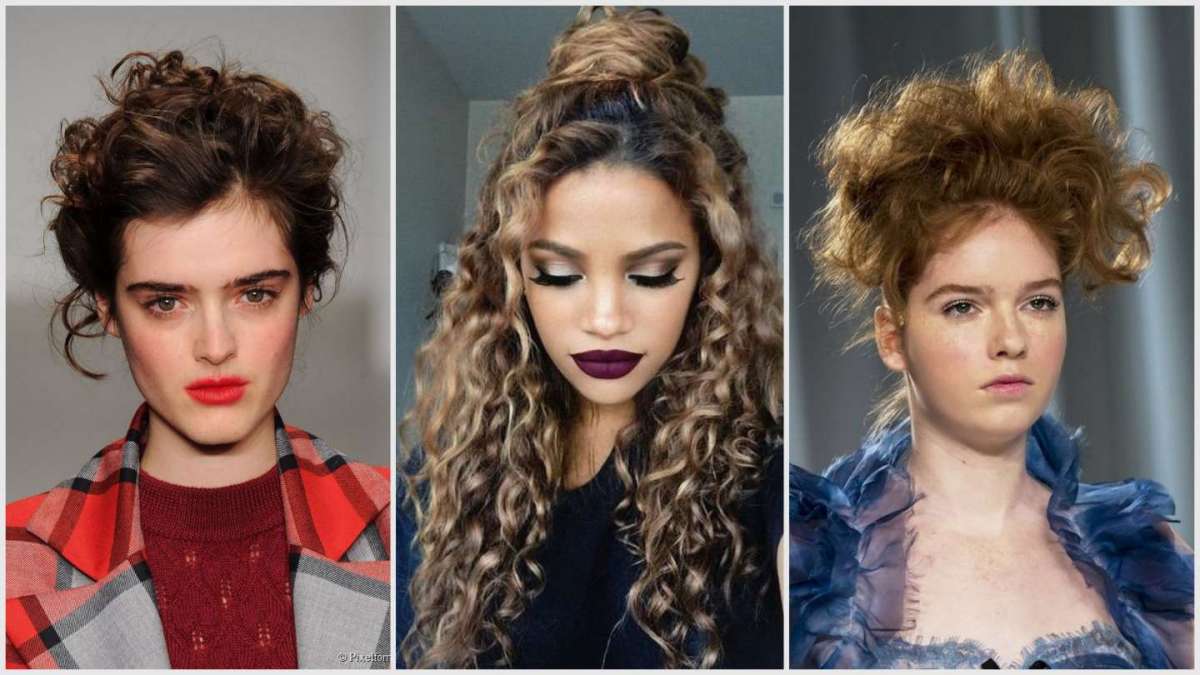 Capelli lunghi e ricci, le acconciature