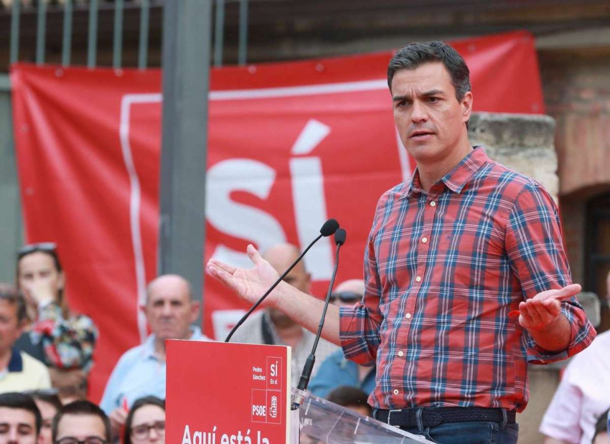 I comizi di Pedro Sanchez