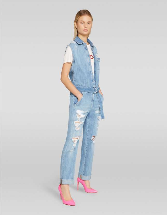 Jumpsuit di jeans Dondup