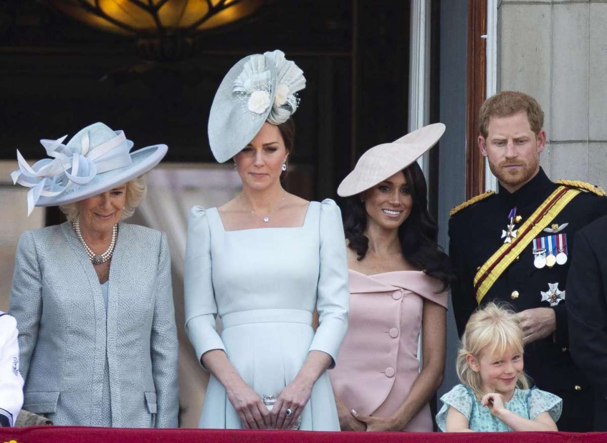 Meghan Markle al balcone di Buckingham Palace