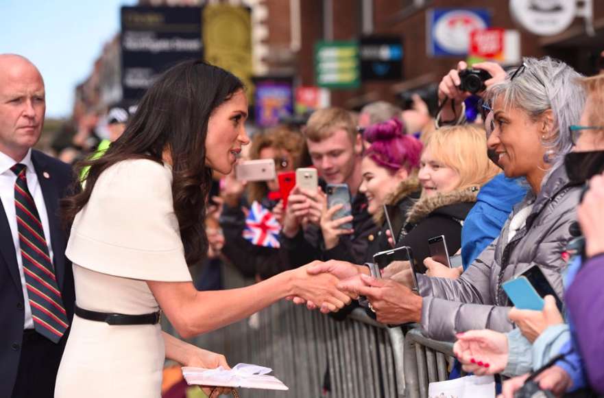 Meghan Markle incontra il pubblico