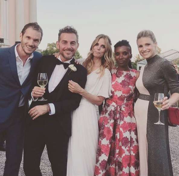Michelle Hunziker al matrimonio di Filippa e Daniele