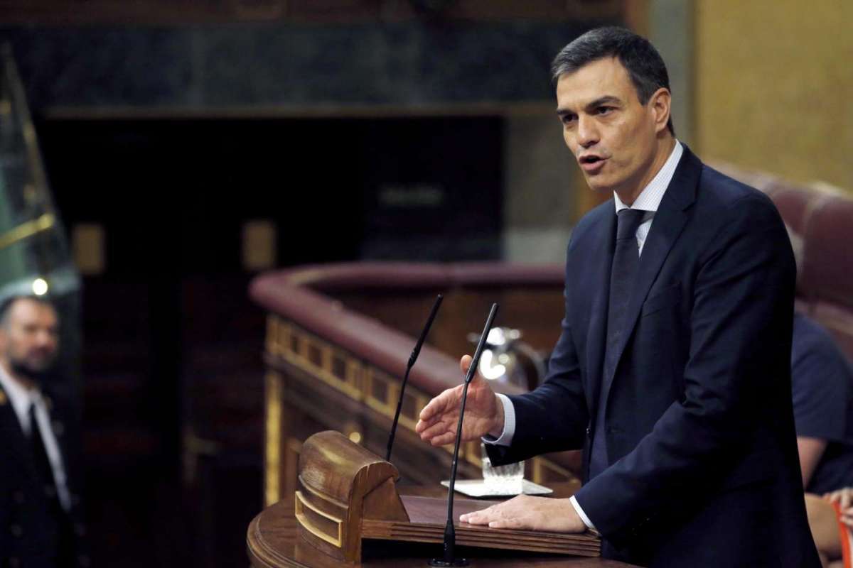 Primo discorso da premier per Pedro Sanchez