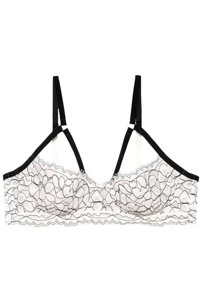 Reggiseno bianco e nero Tezenis