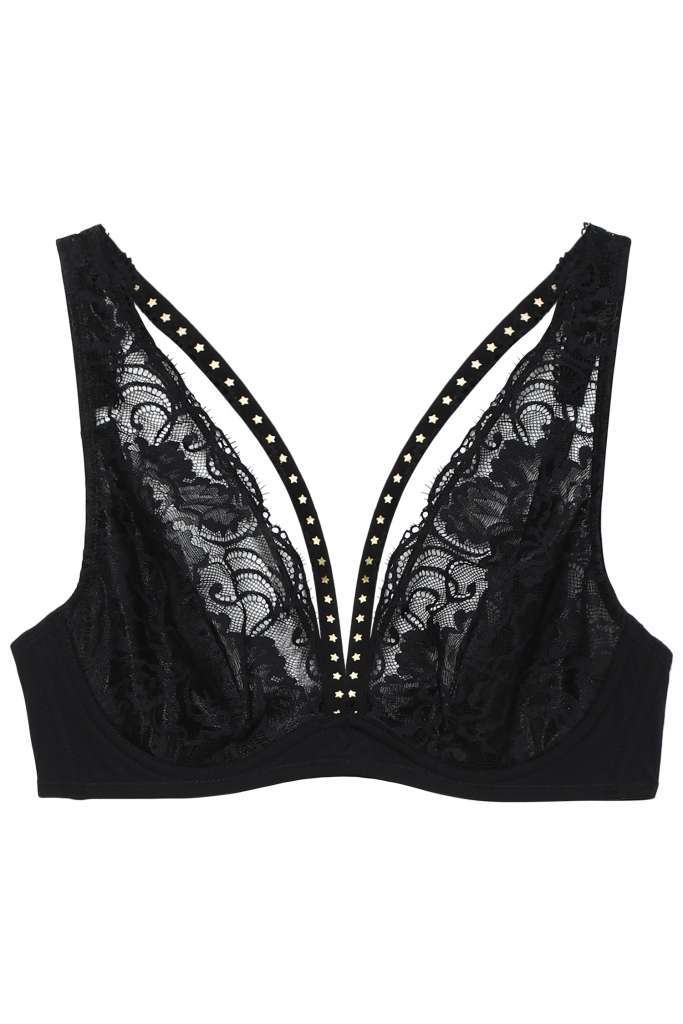 Reggiseno nero di pizzo Tezenis