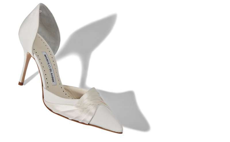 Scarpe da sposa d'Orsay Manolo Blahnik