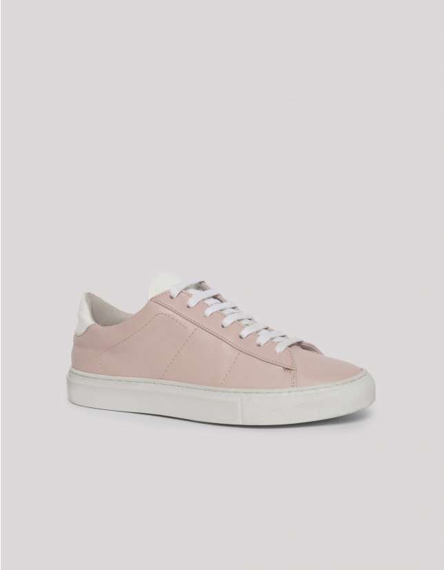 Sneakers rosa in pelle Dondup