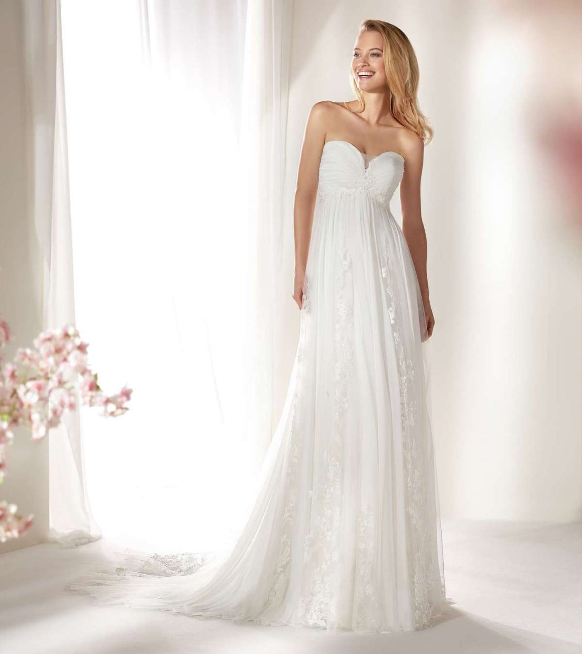 Vestito da sposa stile impero Colet