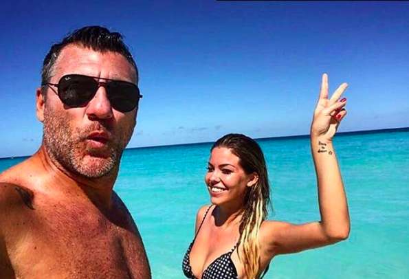 Vieri e la Caracciolo al mare