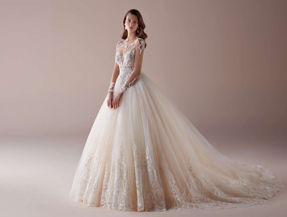 Abito da sposa a maniche lunghe Romance