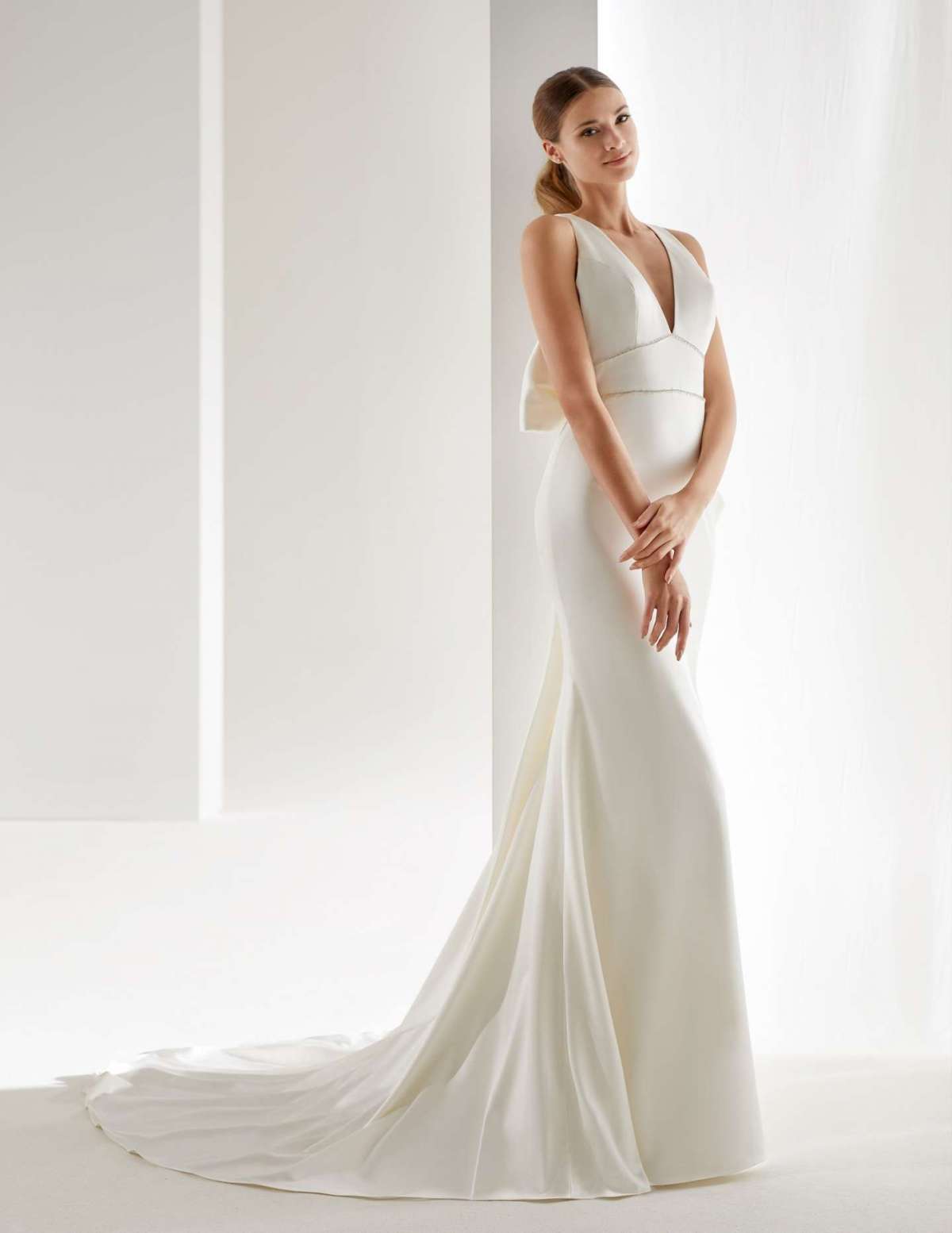 Abito da sposa a sirena in satin Aurora