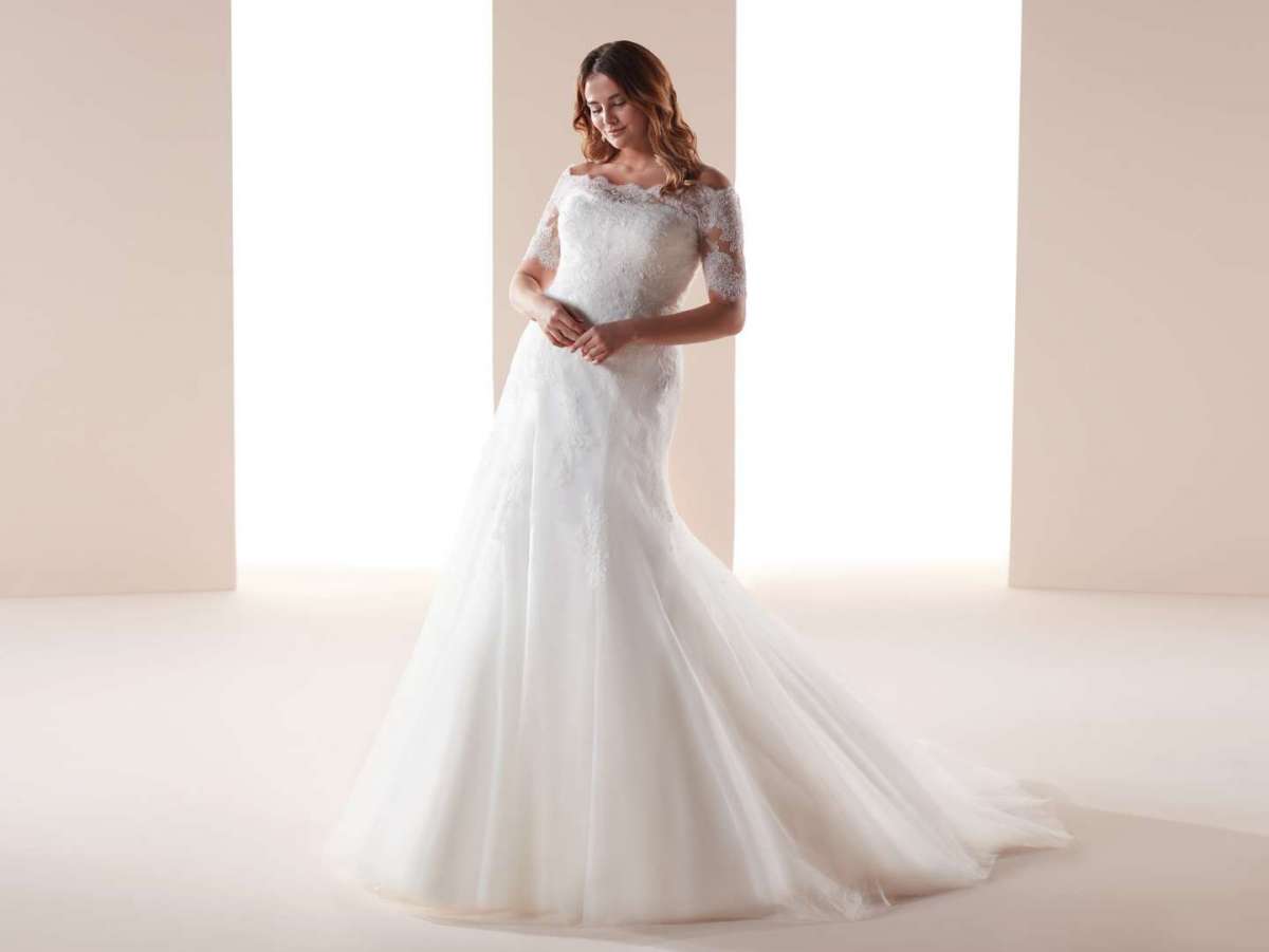 Abito da sposa a sirena per donne curvy Nicole Lovely Wedding Curves