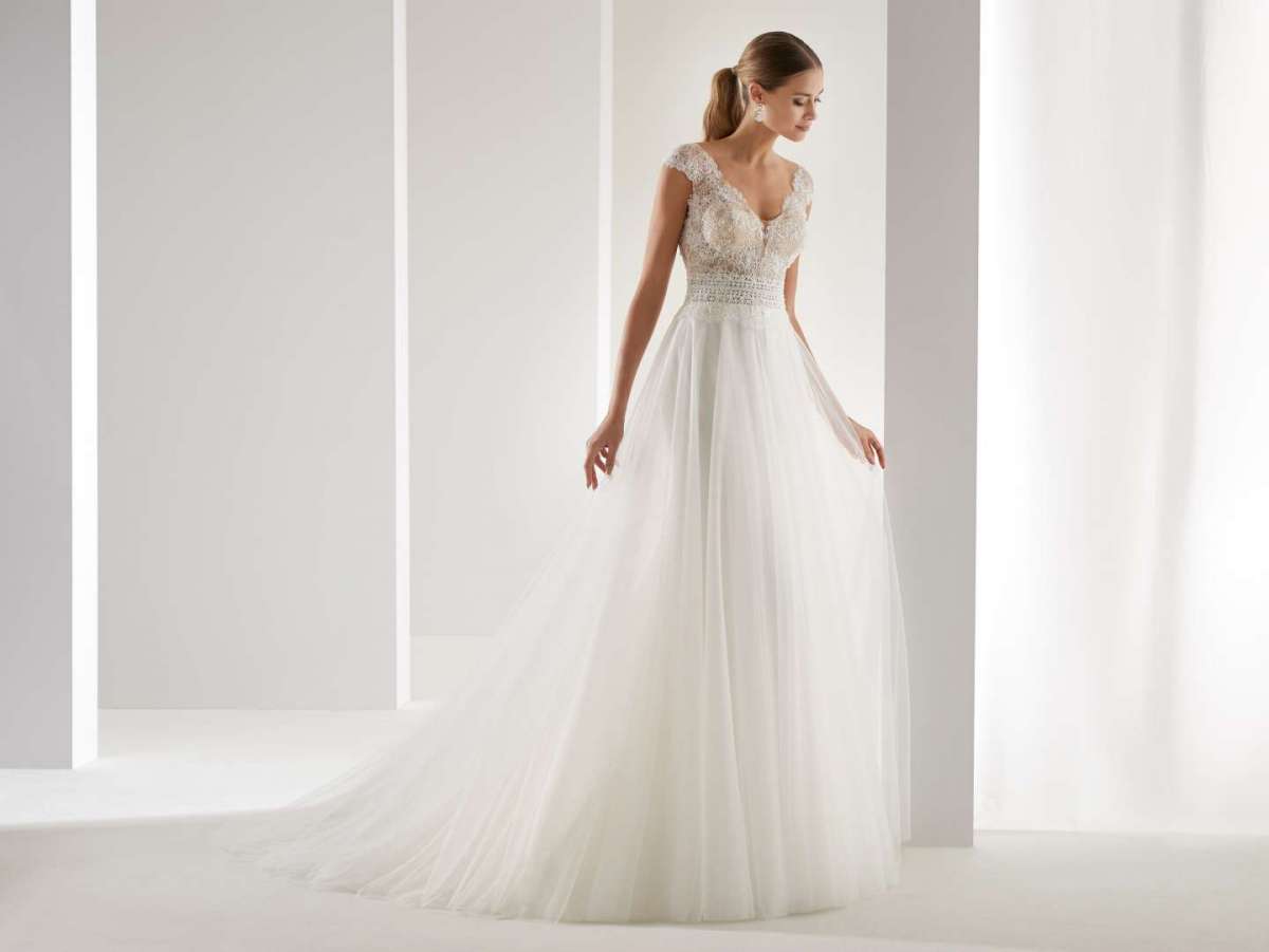 Abito da sposa avorio stile impero Aurora
