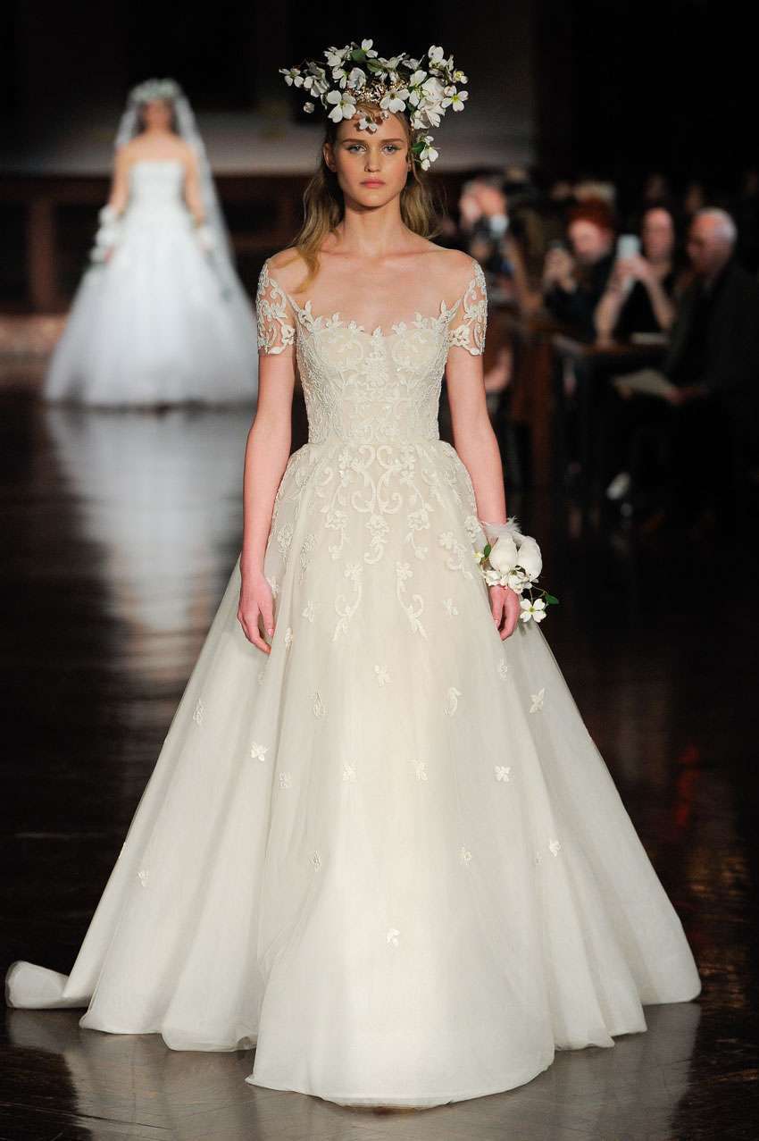 Abito da sposa cipria Reem Acra