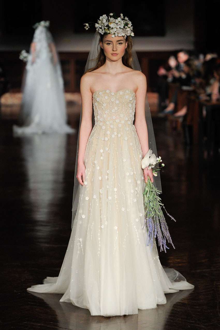 Abito da sposa colorato Reem Acra